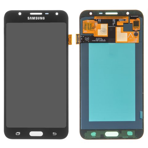Дисплей для Samsung J701 Galaxy J7 Neo, чорний, без рамки, High Copy, OLED 