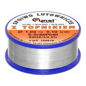 Припій Cynel LC60 1.00 0.1