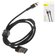 USB кабель Baseus Cafule, USB тип A, Lightning, 100 см, 2,4 А, черный, золотистый, в нейлоновой оплетке, #CALKLF BV1