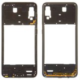 Середня частина корпусу для Samsung A305F/DS Galaxy A30, чорна