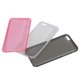 Чохол Silicone 360 для iPhone X, iPhone XS, рожевий, прозорий, силікон