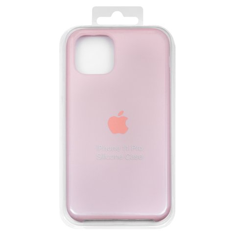 Чохол для iPhone 11 Pro, рожевий, Original Soft Case, силікон, pink sand 19 