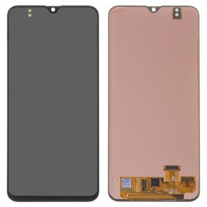 Дисплей для Samsung A205 Galaxy A20, A205F DS Galaxy A20, M107F DS Galaxy M10s, черный, без рамки, Оригинал переклеено стекло 