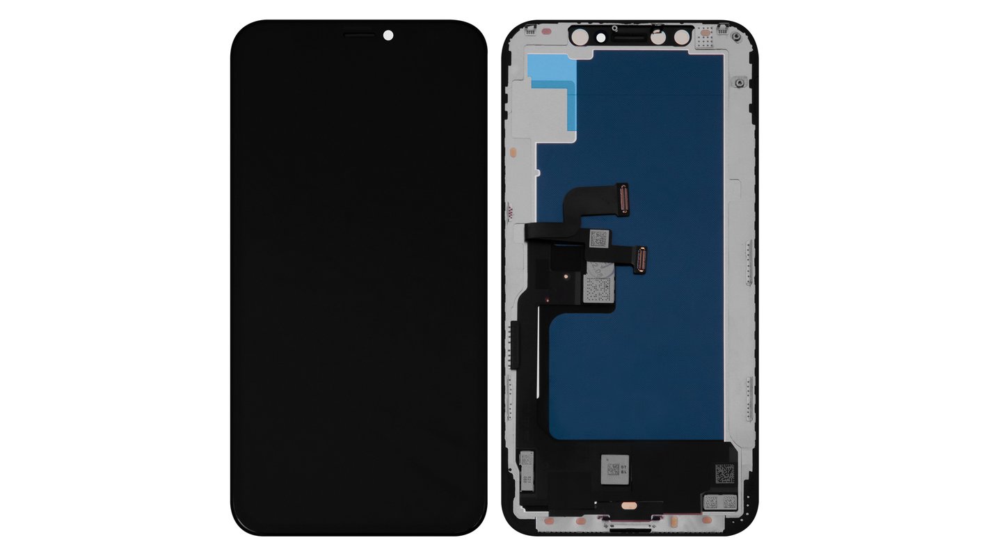 iPhone８ Дисплей для iPhone XS, черный, с рамкой, Сopy AA, (OLED), ZY OEM