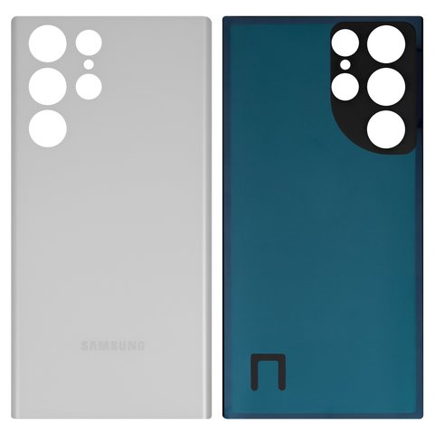 Задня панель корпуса для Samsung S908 Galaxy S22 Ultra 5G, біла