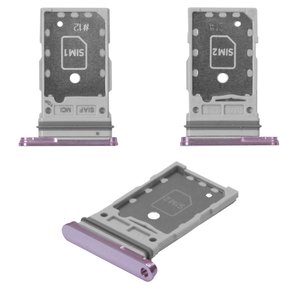Тримач SIM карти для Samsung S911 Galaxy S23, S916 Galaxy S23 Plus, S918 Galaxy S23 Ultra, лавандовий, lavender