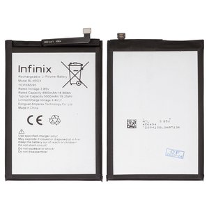 Акумулятор BL 49GX для Infinix Hot 11s, Hot 12 Pro X668C , Note 10 X693 , Note 11i, Note 11S X698 , Note 7 X690 , ZERO X Neo, Li Polymer, 3,85 B, 5000 мАг, Original PRC 