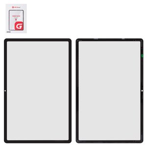 Скло корпуса G+OCA PRO для Samsung T870  Galaxy Tab S7 11.0" Wi Fi, T875  Galaxy Tab S7 11.0" LTE, T876B  Galaxy Tab S7 11.0" LTE 5G, з ОСА плівкою, чорне