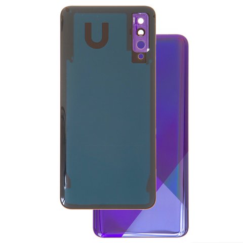 Housing Back Cover compatible with Samsung A307F DS Galaxy A30s, purple, with camera lens, prism crush violet 