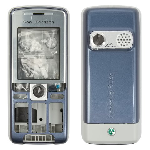 Корпус для Sony Ericsson K310, High Copy, синий