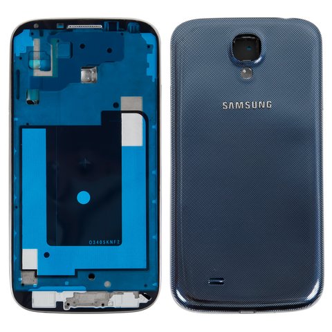 Housing compatible with Samsung I9500 Galaxy S4, dark blue 