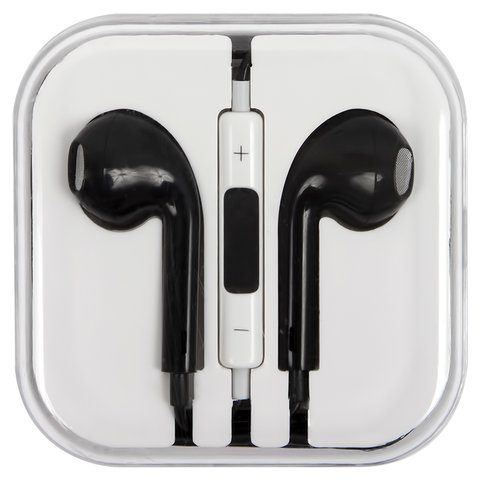 Headphone compatible with Apple Cell Phones; Apple Tablets; Apple MP3 Players, black 