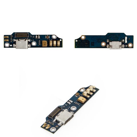 Flat Cable compatible with Meizu M1 Note, charge connector, with components, charging board 