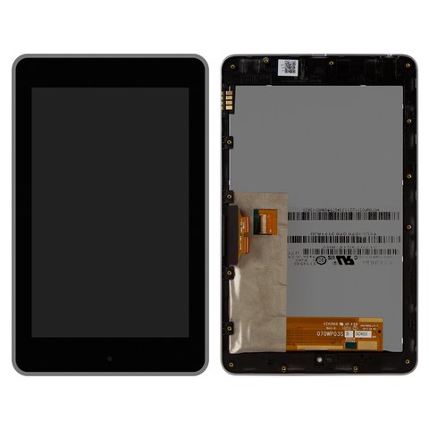 Pantalla LCD puede usarse con Asus Nexus 7 google, negro, versión Wi Fi , con marco, ME370T 
