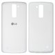 Battery Back Cover compatible with LG K8 K350E, K8 K350N, (white)