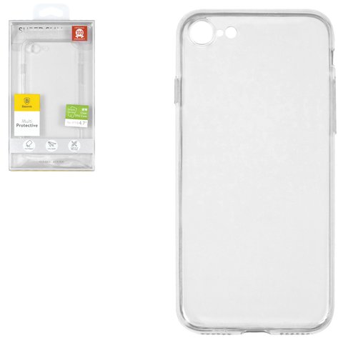 Case Baseus compatible with Apple iPhone 7, iPhone 8, iPhone SE 2020, colourless, transparent, silicone  #ARAPIPH7 B02