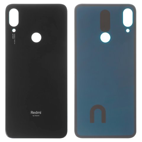 Housing Back Cover compatible with Xiaomi Redmi Note 7, black, M1901F7G, M1901F7H, M1901F7I 