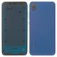 Housing compatible with Xiaomi Redmi 7A, (dark blue, matte Blue, MZB7995IN, M1903C3EG, M1903C3EH, M1903C3EI)