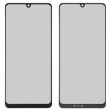 Стекло корпуса для Samsung A315F/DS Galaxy A31, с OCA-пленкой, черное