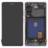 Дисплей для Samsung G780 Galaxy S20 FE, лавандовый, с рамкой, Original (PRC)