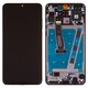 LCD compatible with Huawei P30 Lite (2020) New Edition, (black, with frame, Original (PRC), Marie-L21BX)