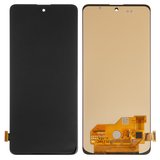Pantalla LCD puede usarse con Samsung A516F Galaxy A51 5G, negro, sin marco, High Copy, (OLED)