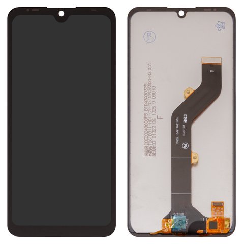 LCD compatible with Tecno Pop 5 BD2 , black, without frame, High Copy, BD2, BD2p, BD3, BD1, BD2d  #ZZ60037A BF1 226149 01 017