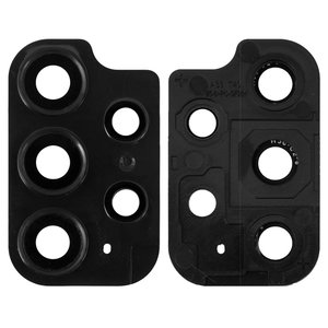 Camera Lens compatible with Samsung A536 Galaxy A53 5G, black, with frames 