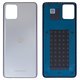 Housing Back Cover compatible with Motorola Moto G32, (silver, satin silver)