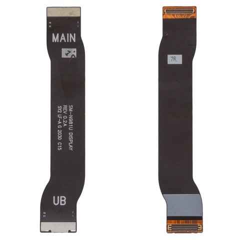 Cable flex puede usarse con Samsung N980F Galaxy Note 20, N981 Galaxy Note 20 5G, entre placas, de pantalla, Original PRC 