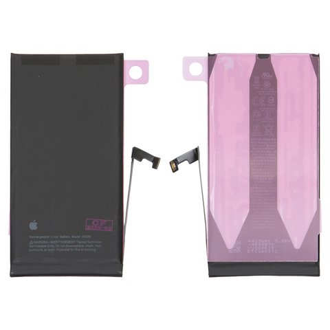 Battery compatible with iPhone 15 Plus, Li ion, 3.867 V, 4383 mAh, Original PRC , A3034 , original IC 