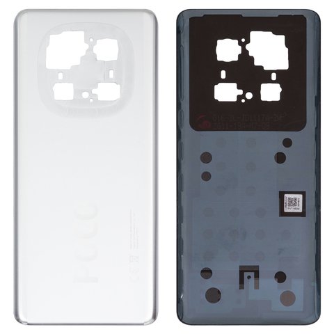 Housing Back Cover compatible with Xiaomi Poco X7, gray, silver 