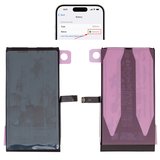 Batería puede usarse con iPhone 14, Li-ion, 3.87 V, 3580 mAh, mayor capacidad, sin mensaje de error, (A2863), genuine IC