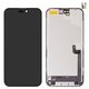 Pantalla LCD puede usarse con iPhone 16 Plus, negro, con marco, HC, sin microchip, (AMOLED), DD-OLED soft