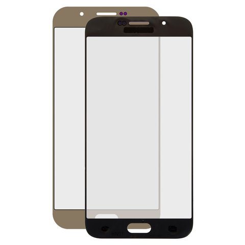 Housing Glass compatible with Samsung A800F Dual Galaxy A8, golden 