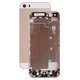 Housing compatible with Apple iPhone 5S, (golden, HC)