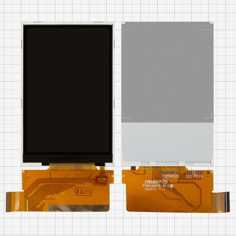 LCD compatible with Fly IQ245, IQ245+, IQ430 Evoke, without frame, 39 pin  #TFT8K7358FPC B3 E N401 B09000 010