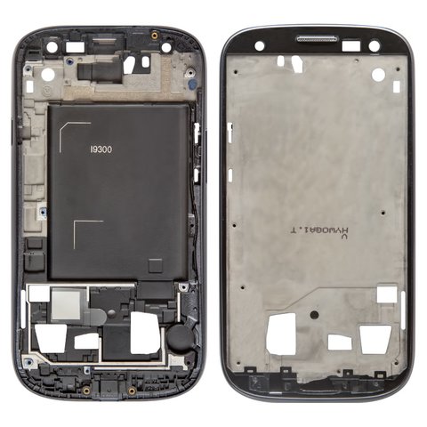 LCD Binding Frame compatible with Samsung I9300 Galaxy S3, gray
