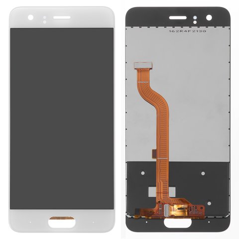 LCD compatible with Huawei Honor 9, white, type 2 , without frame, Original PRC , STF L09 STF L19 STF AL10 STF AL00 STF TL10 