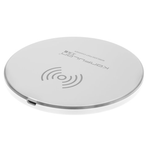 Wireless Charger Konfulon Q06, Micro USB input 5 V 2 A 9 V 1.67 A , white 