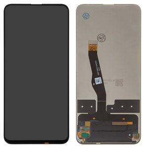 Дисплей для Huawei P Smart Z, черный, без рамки, Оригинал переклеено стекло 