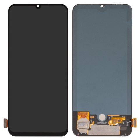 LCD compatible with Xiaomi Mi 10 Lite, black, without frame, original change glass , M2002J9G