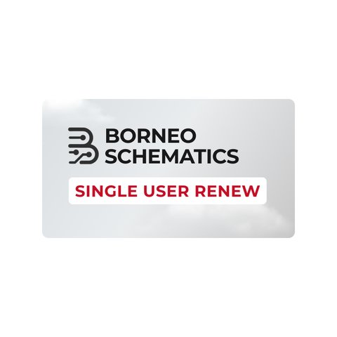 Borneo Schematics Activation Renew 1 User 12 Months 