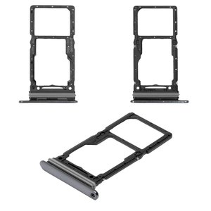 SIM Card Holder compatible with Samsung A736 Galaxy A73 5G, gray 
