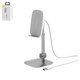 Holder Baseus Literary Youth Desktop Bracket, (silver, desktop, metal, with wireless charger) #SUWY-D0S