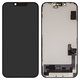 LCD compatible with iPhone 14, (black, with frame, HC, without IC, (OLED), OEM hard)