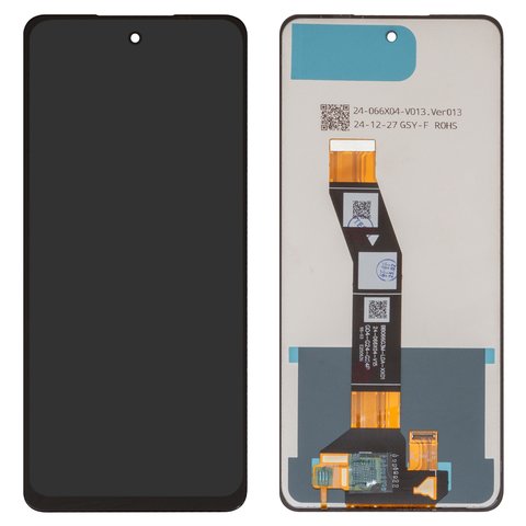 LCD compatible with Motorola Moto G04, Moto G04s, Moto G24, Moto G24 Power, black, without frame, High Copy, XT2423 1, XT2421 2, XT2421 3