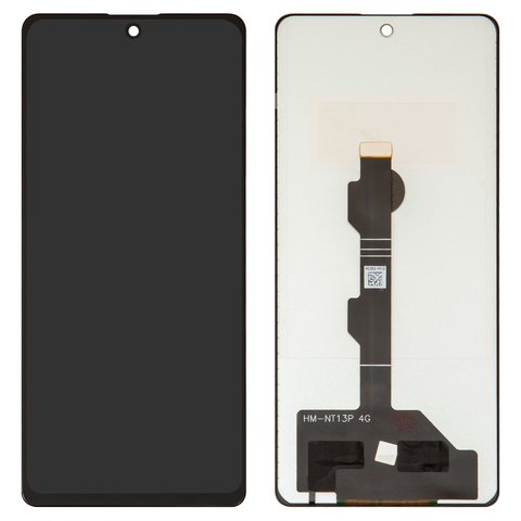 LCD compatible with Xiaomi Poco M6 Pro 4G, Redmi Note 13 Pro 4G, black, without frame, Copy, TFT