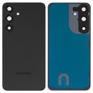 Housing Back Cover compatible with Samsung S936 Galaxy S25 Plus, dark blue, black, with component, with camera lens, Original PRC , blue black 
