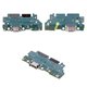Flat Cable compatible with Samsung A165 Galaxy A16, (charge connector, with components, Original (PRC), charging board)